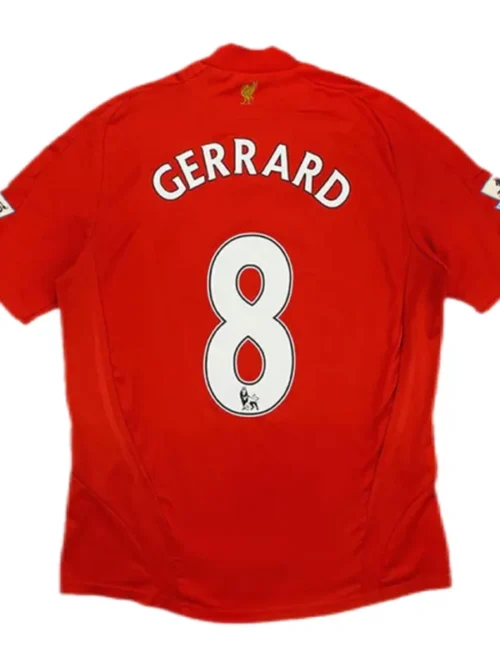Liverpool Gerrard #8 Retro maillot domicile maillot 2008-09