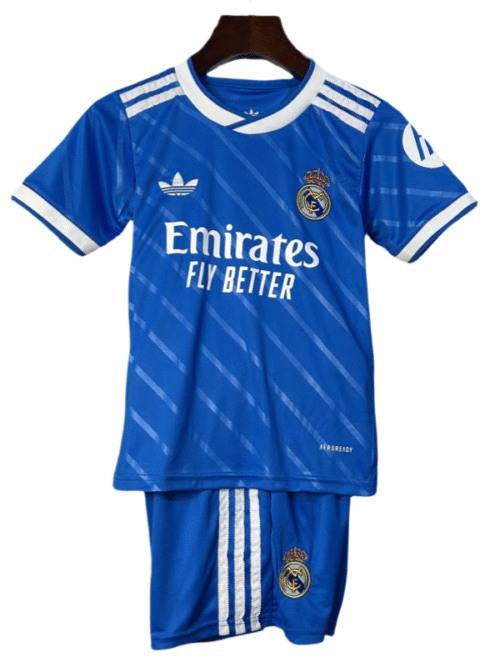 Enfant Real Madrid third extérieur ensembles maillot 25-26