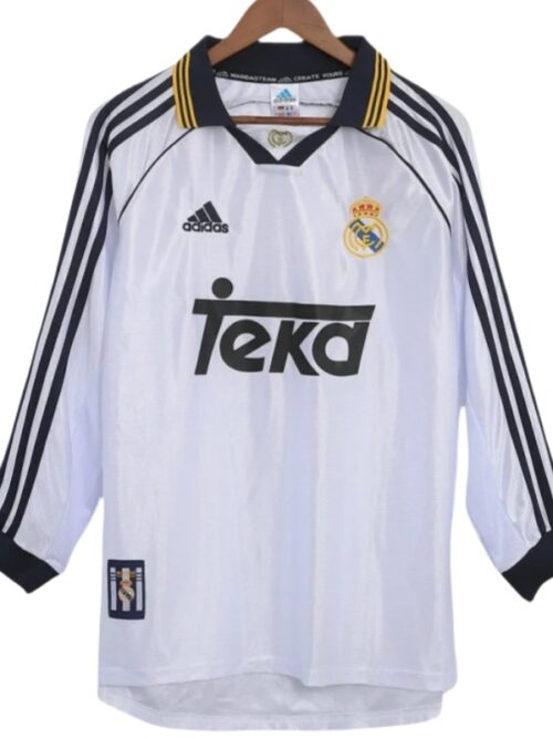 Real Madrid 1999/00 Retro extérieur maillot manches longues