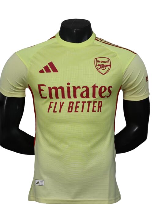 Arsenal gardien maillot maillot 2025-26 version joueur