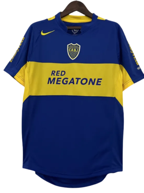 Boca Juniors homme domicile Soccer maillot Retro maillot 2004-2005