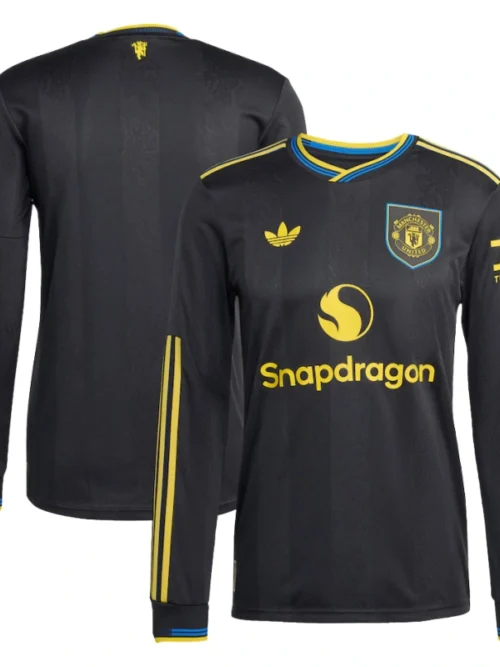 Manchester United third extérieur manches longues maillot 25-26 -version fan