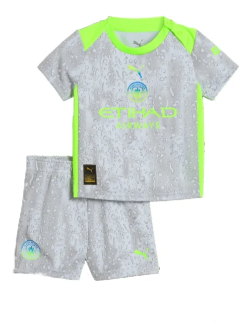 Manchester City third extérieur enfant maillot 2025-26 ensemble