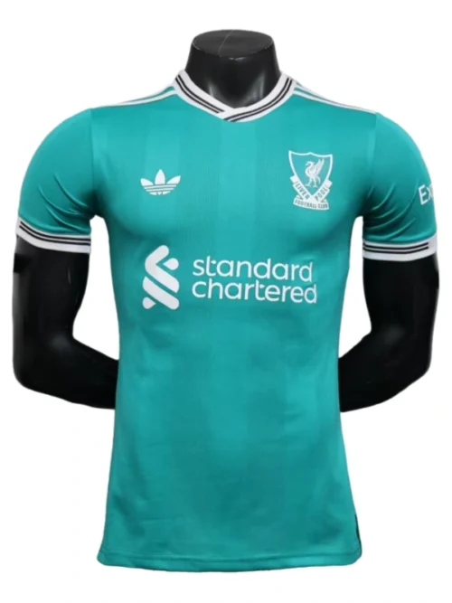 Liverpool 25-26 third extérieur green maillot - version joueur