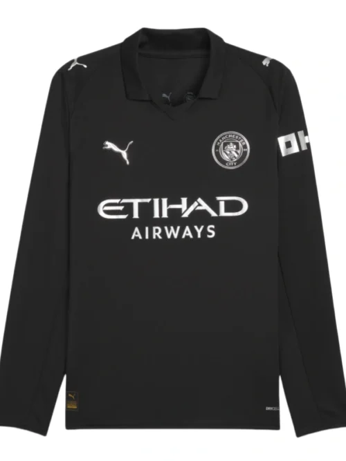 Manchester City extérieur manches longues maillot 2025-26 version fan