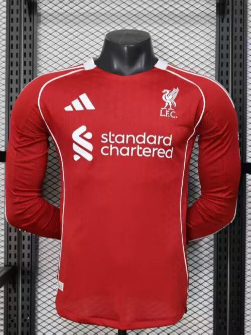Maillot Liverpool manches longues 2025-26