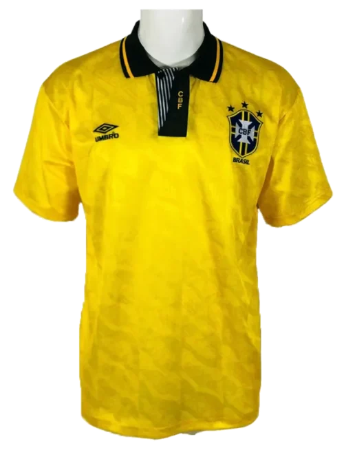 Brazil 1991/93 Retro maillot domicile