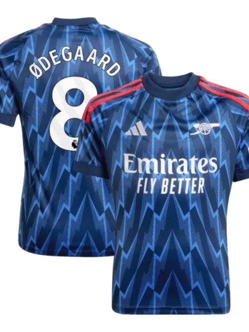 ØDEGAARD #8 Arsenal extérieur maillot 25-26--Non-Customize