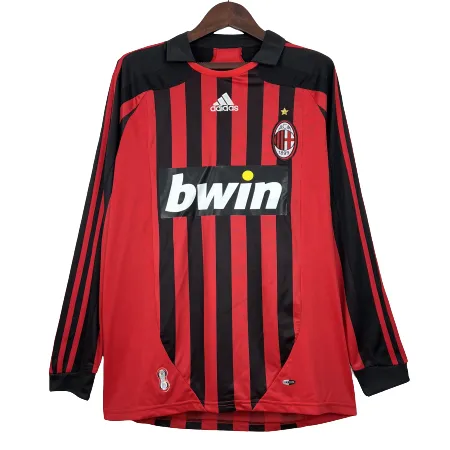 AC Milan Retro maillot domicile manches longues 2007/08