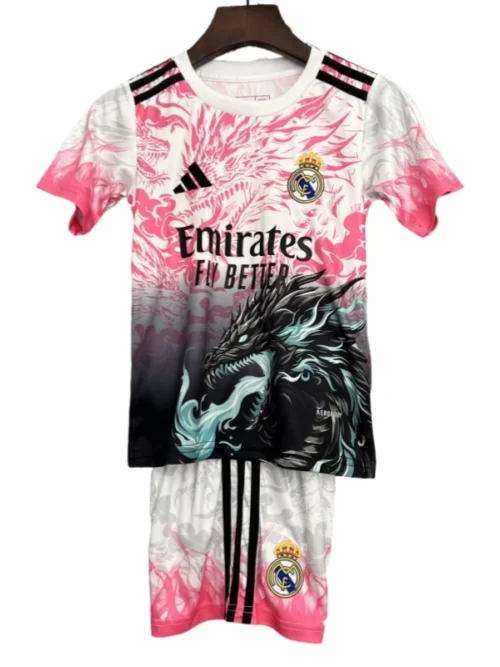 Real Madrid maillot enfant Dragon édition spéciale ensemble 2025-26