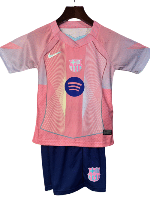 Enfant Barcelona édition spéciale ensembles maillot+Shorts 25-26