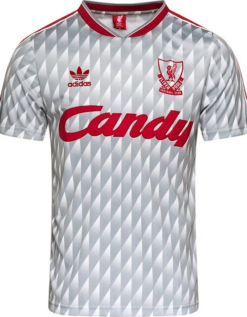 RUSH #9 Liverpool Retro maillot extérieur maillot 1989-91
