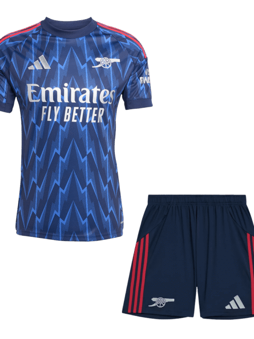 Arsenal Blue extérieur ensemble maillot 2025-26