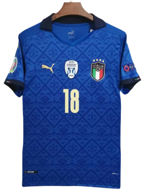BONUCCI #19 Italy domicile Retro maillot Euro Cup 2020