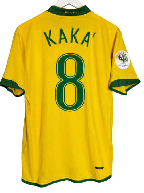 Retro Brazil National Team domicile Kaka 8 maillot 2006/2008 Non-Customize