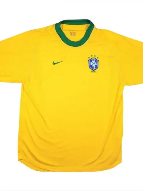 Brazil 2000 Retro maillot domicile