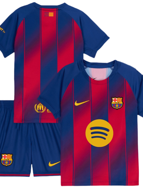 Adult set Barcelona domicile ensembles (maillot+Shorts) 25-26