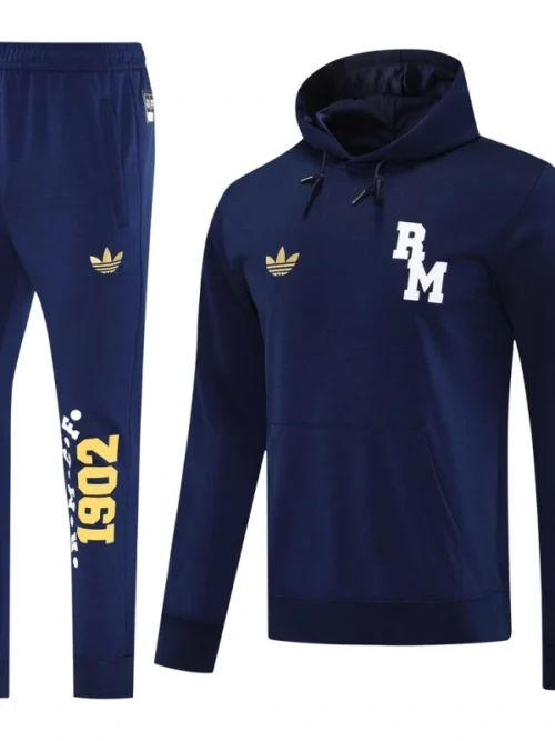 Real Madrid ensemble d'entraînement Royal blue 2025-26 (Jacket+Pants)