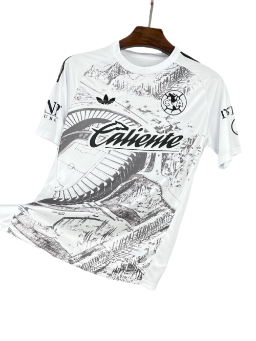 American extérieur short sleeved maillot version fan 25-26