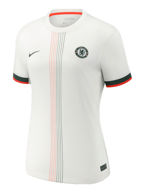 Chelsea maillot extérieur femme personnalisable maillot saison 2025-26