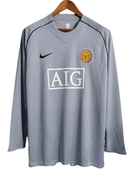 Retro manches longues Manchester United gardien Football maillot 2007/2008