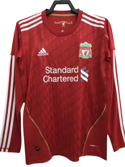Retro Liverpool FC domicile maillot manches longues 2010/2011