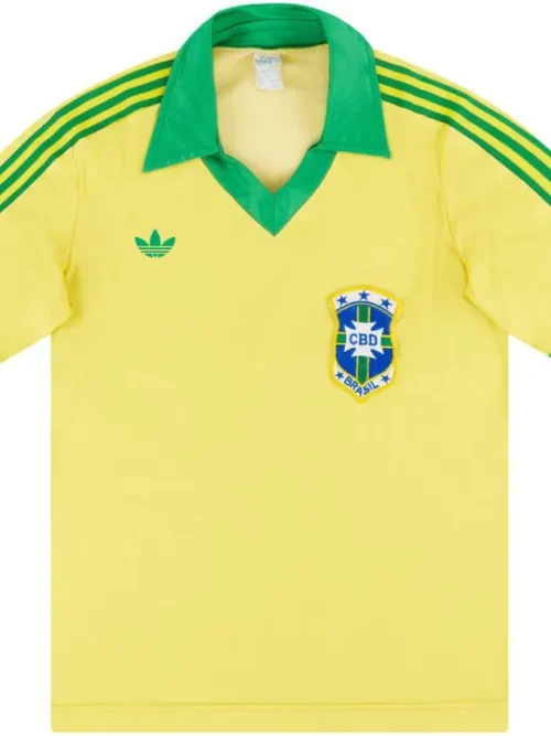 Brazil 1978-80 Retro maillot domicile