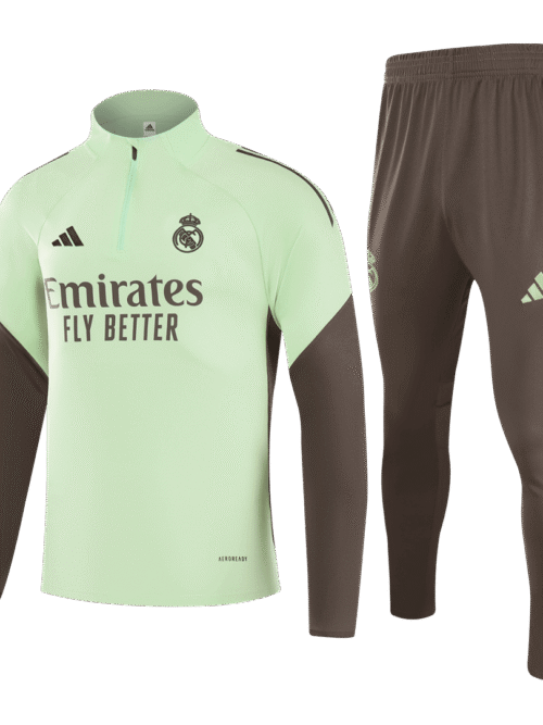 Enfant real madrid soccer ensemble d'entraînement saison 2025-26