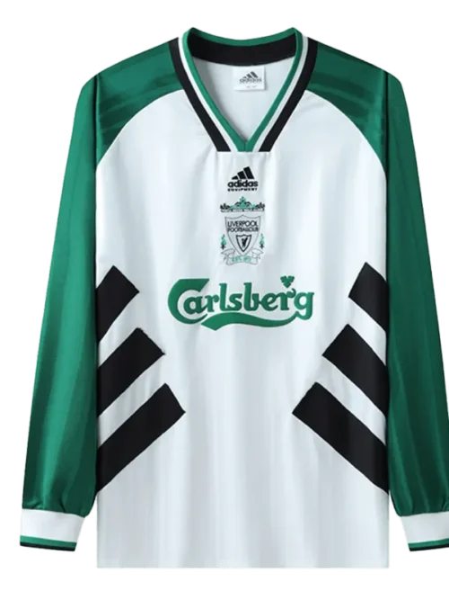 Liverpool Retro manches longues maillot extérieur maillot 1993-95