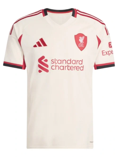 Liverpool extérieur maillot 25-26 version fan