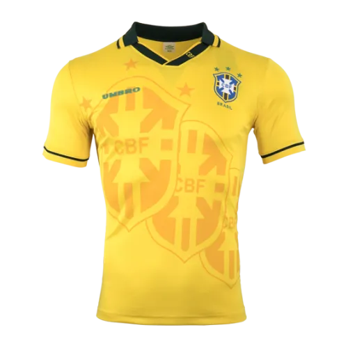 Brazil maillot Custom domicile Soccer Retro maillot 1993-94