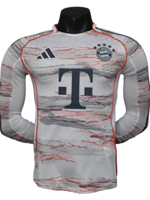 Bayern Munich extérieur manches longues maillot maillot player&fans version 25-26