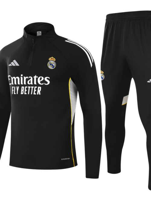 Enfant real madrid soccer ensemble d'entraînement saison 2025-26