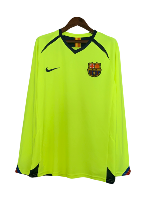 Barcelona Retro maillot extérieur manches longues 2005-06