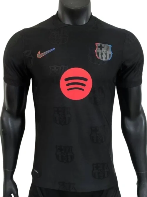 Barcelona Black maillot version joueur maillot 25-26