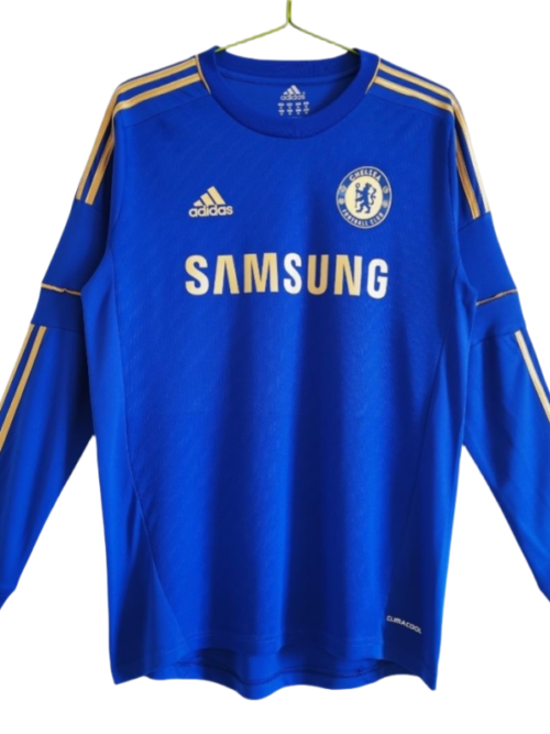 Chelsea domicile Retro manches longues maillot maillot 12-13