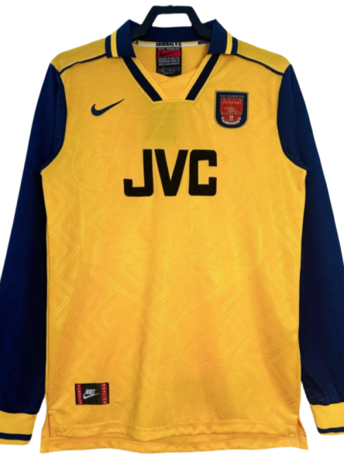 Arsenal Retro manches longues extérieur Football maillot 1996-1997