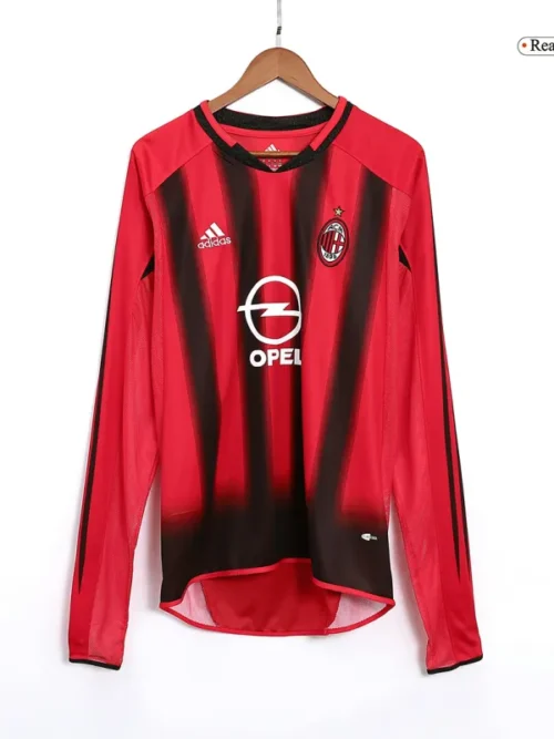 AC Milan Retro domicile manches longues maillot 2004/05