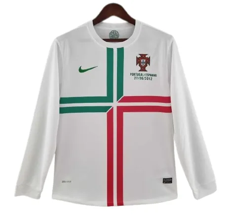 Portugal 2012 Retro maillot extérieur manches longues
