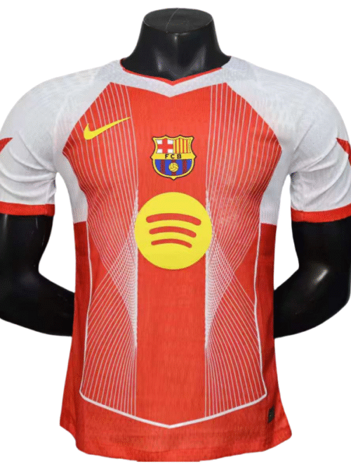 Barcelona Red édition spéciale maillot maillot version joueur 25-26