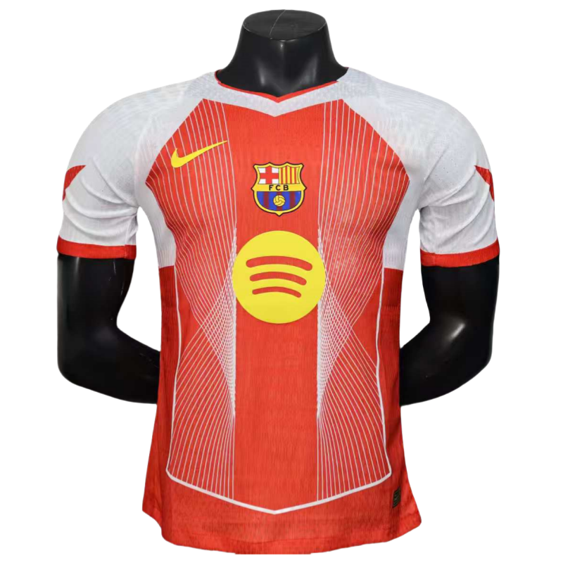Barcelona Red édition spéciale maillot maillot version joueur 25-26