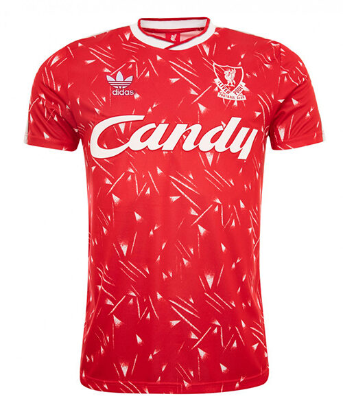 Liverpool Retro maillot domicile maillot 1989-91