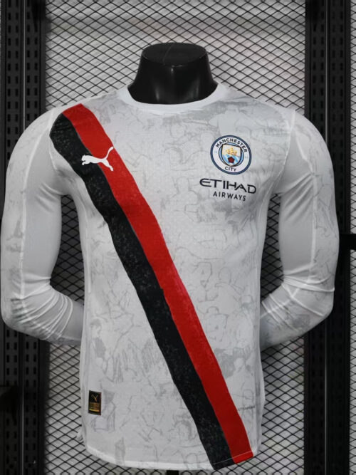 Maillot Manchester City extérieur manches longues 2025-26