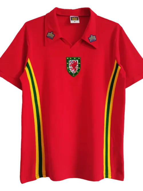 Wales 1976/79 Retro domicile maillot