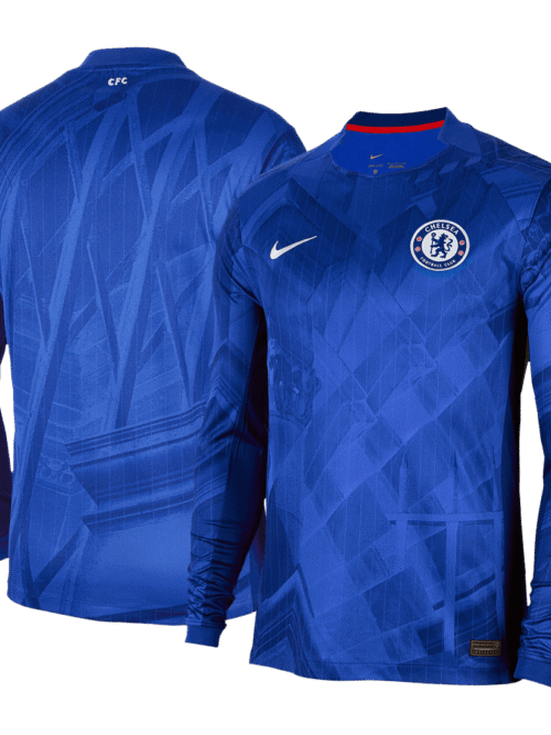 Chelsea manches longues maillot domicile maillot 2025-26