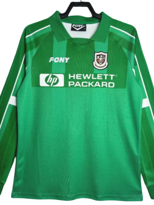 Retro Tottenham Hotspur 1997-99 Green gardien manches longues maillot
