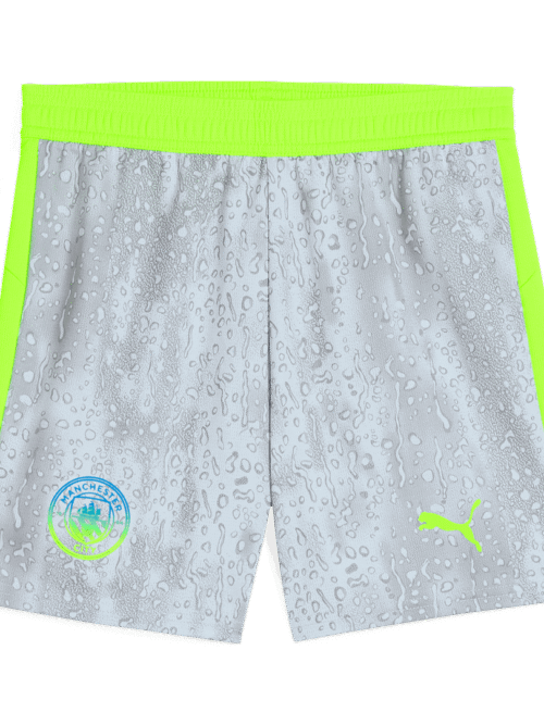 Manchester city third extérieur soccer short fans+version joueur saison 2025-26