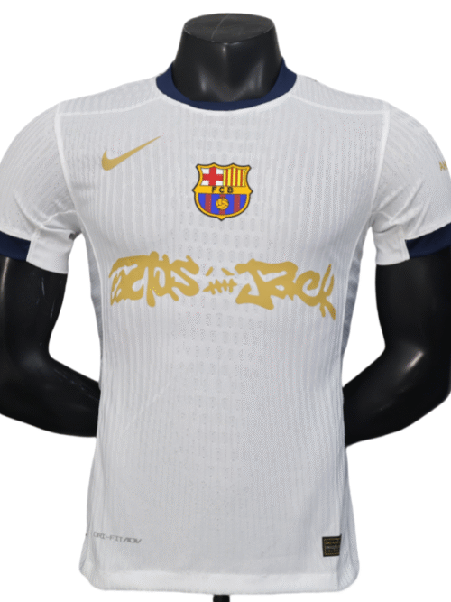 Barcelona X Travis Scott White maillot maillot 25-26