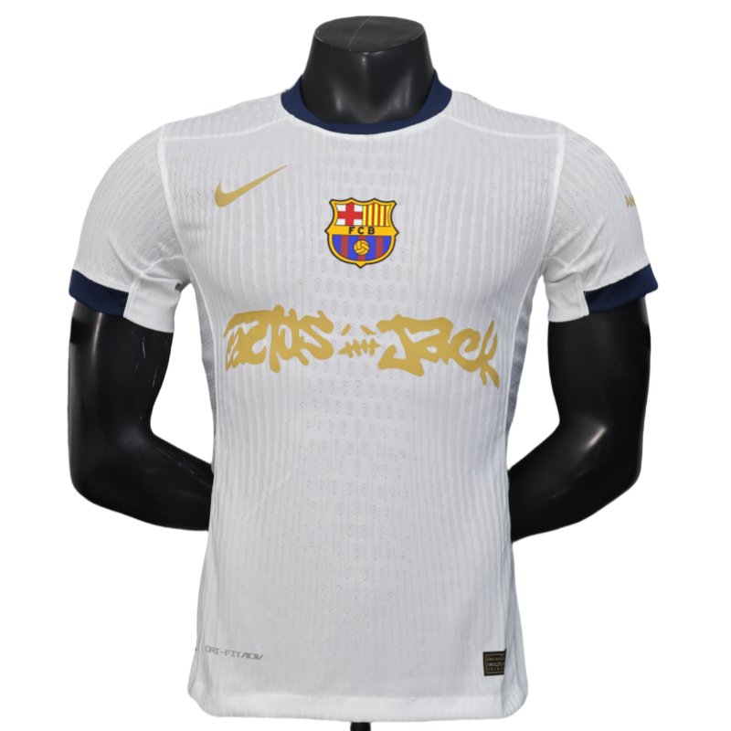 Barcelona X Travis Scott White maillot maillot 25-26