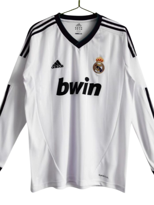 Real Madrid Retro maillot domicile maillot manches longues 2012-13